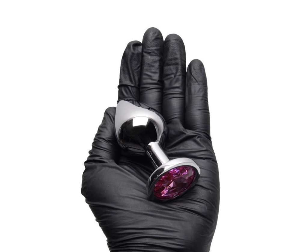 Plug Anal tam P detalhe em Pedraria